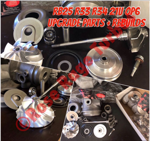 21U and op6 r33 r34 RB25 and RB20 turbo repair kit upgrade for nissan factory ball bearing 16v and 45v series turbo