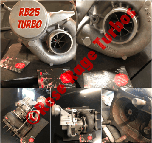 RB25 ball bearing performance factory nissan R33 R34 chra + turbo repair upgrades