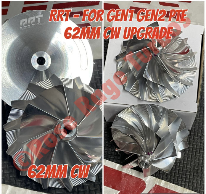 PT6262  6266 billet compressor wheel UPGRADE  for GEN1 and GEN2 Precision Turbo